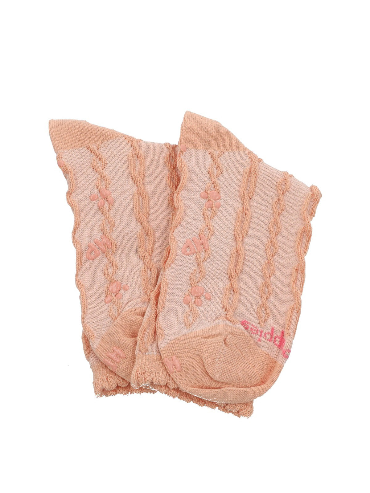 Calcetin Algodón Niña C Texture Rosado Hush Puppies