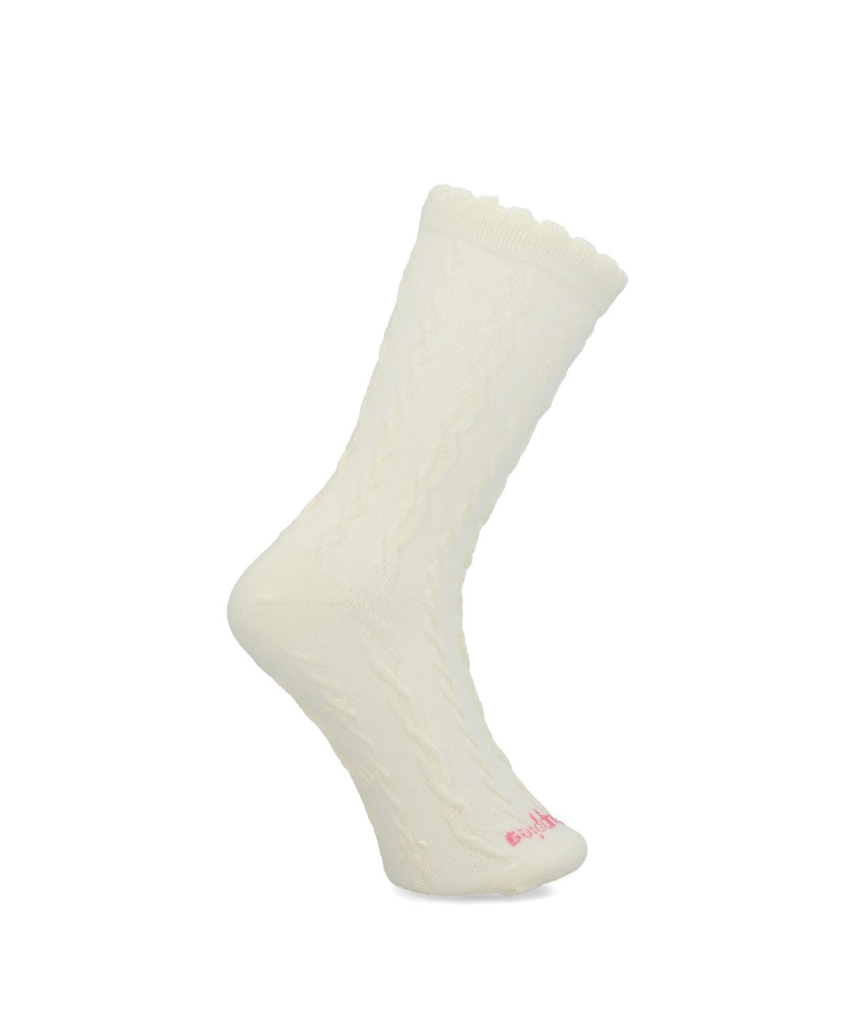 Calcetin Algodón Niña C Texture Beige Hush Puppies