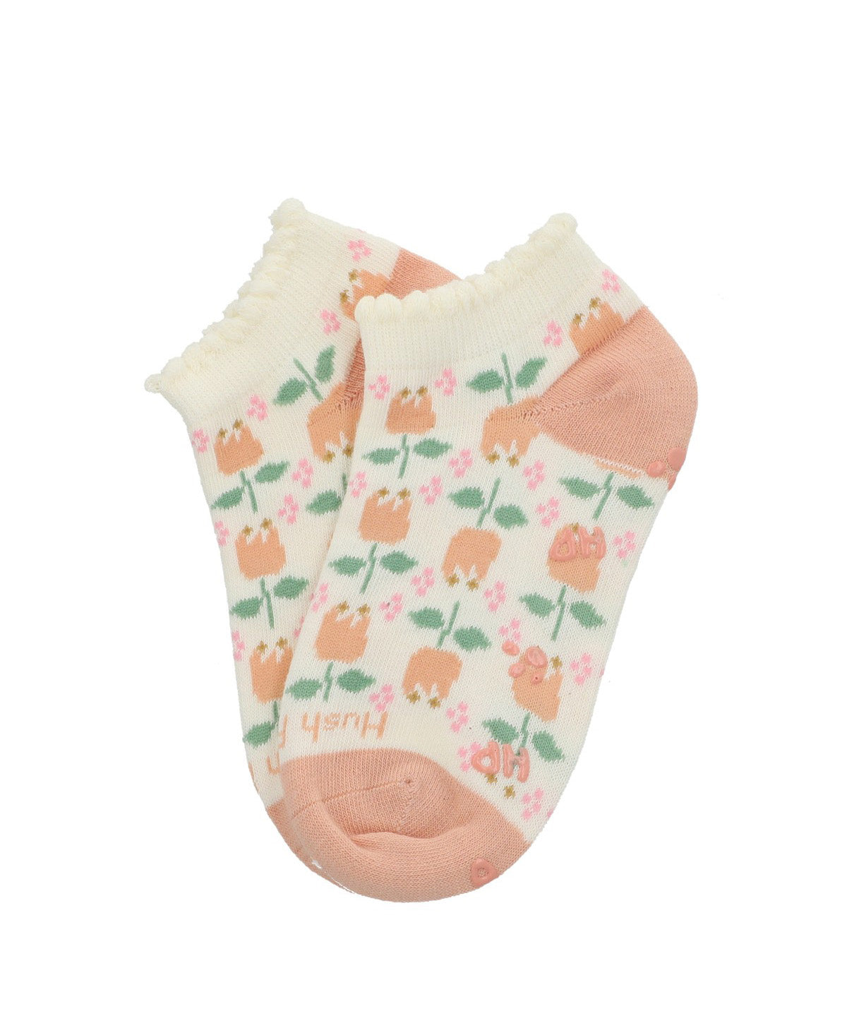 Calcetin Algodón Niña Ped St Tulip Beige Hush Puppies