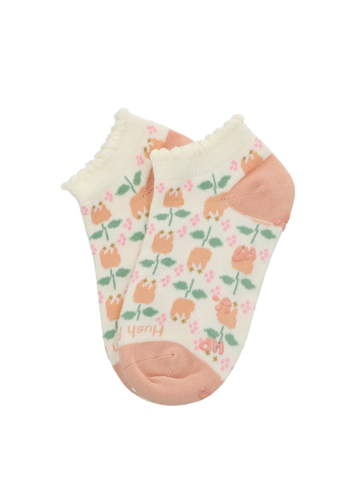 Calcetin Algodón Niña Ped St Tulip Beige Hush Puppies