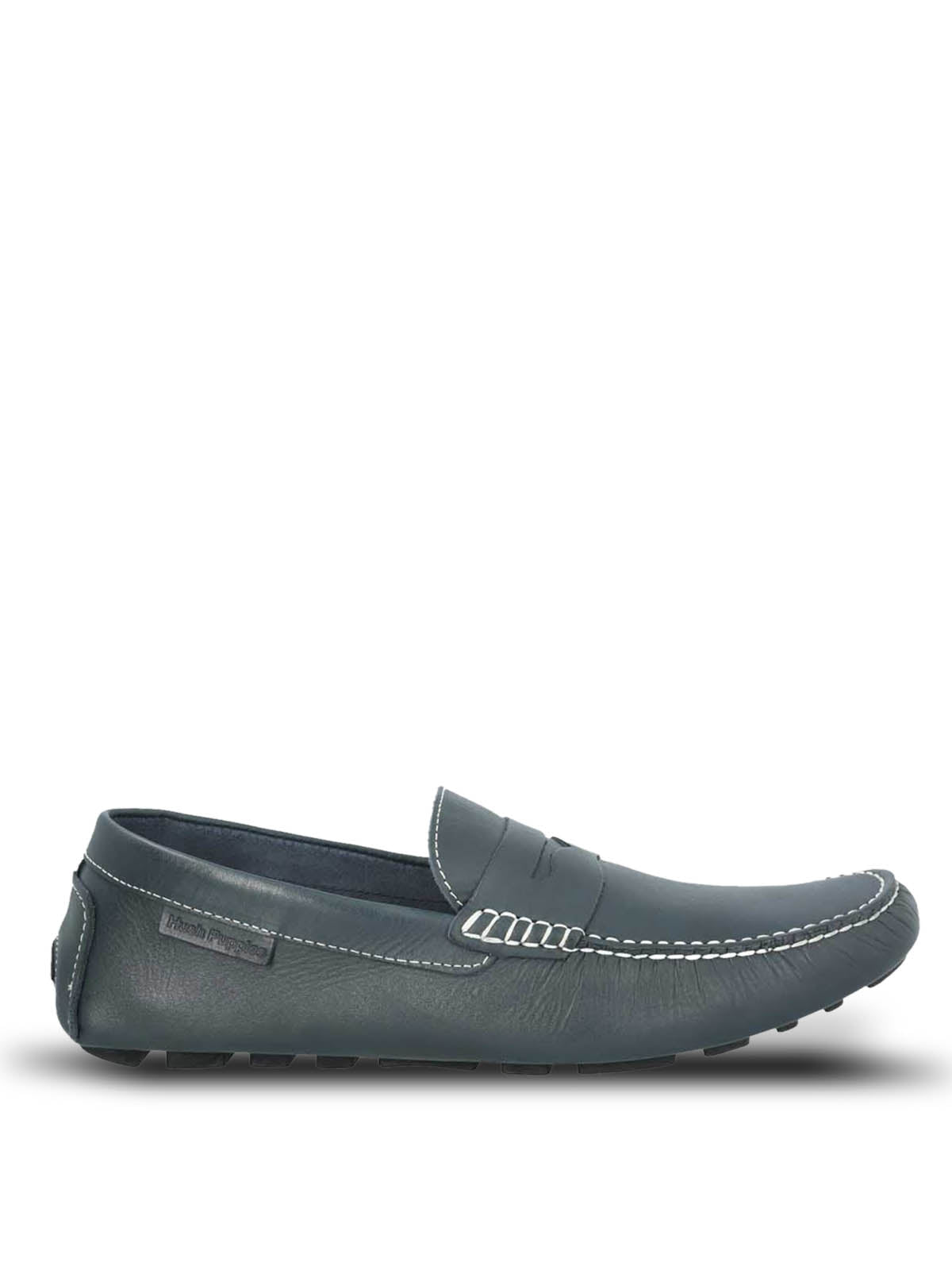 Mocasin Cuero Hombre Lotus Azul Oscuro