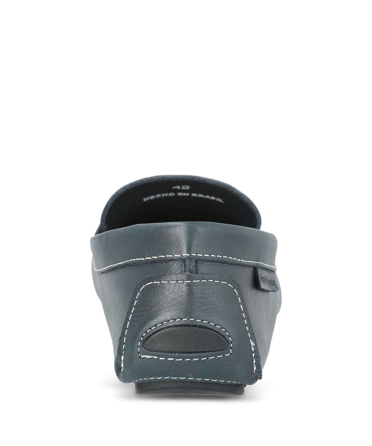 Mocasin Cuero Hombre Lotus Azul Oscuro