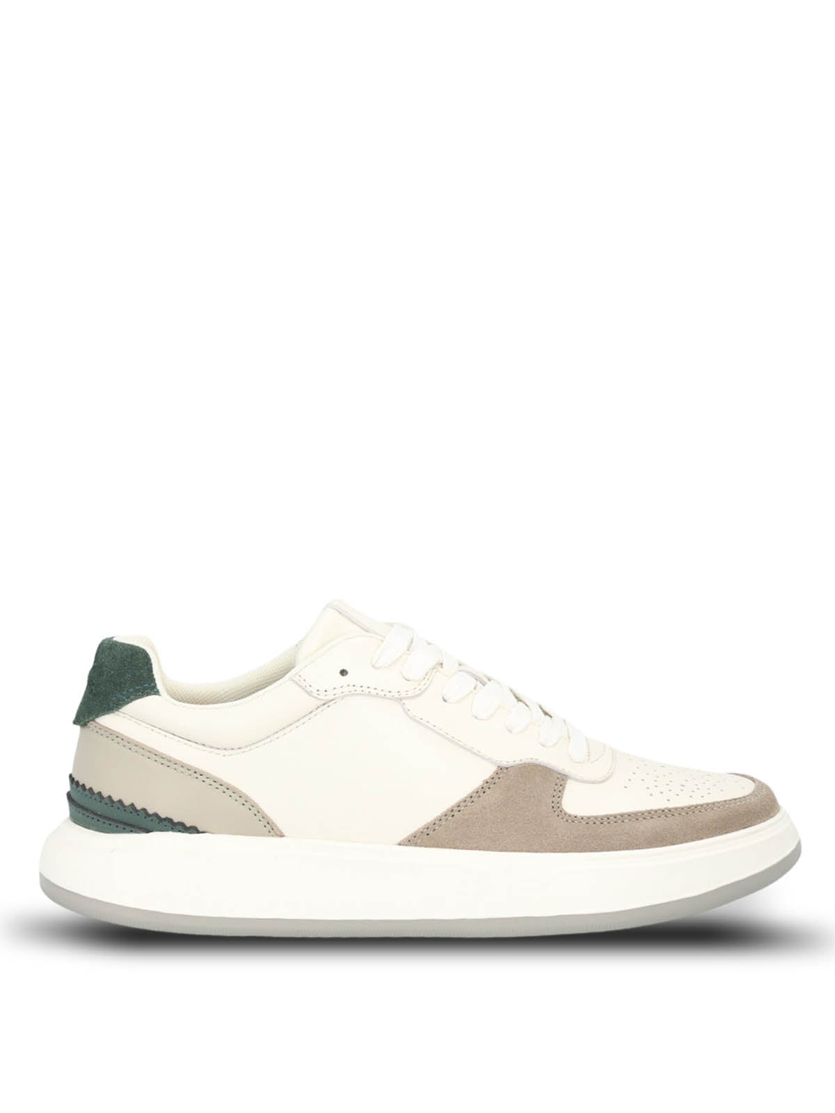 Zapatilla Cuero Hombre Mozze Blanco