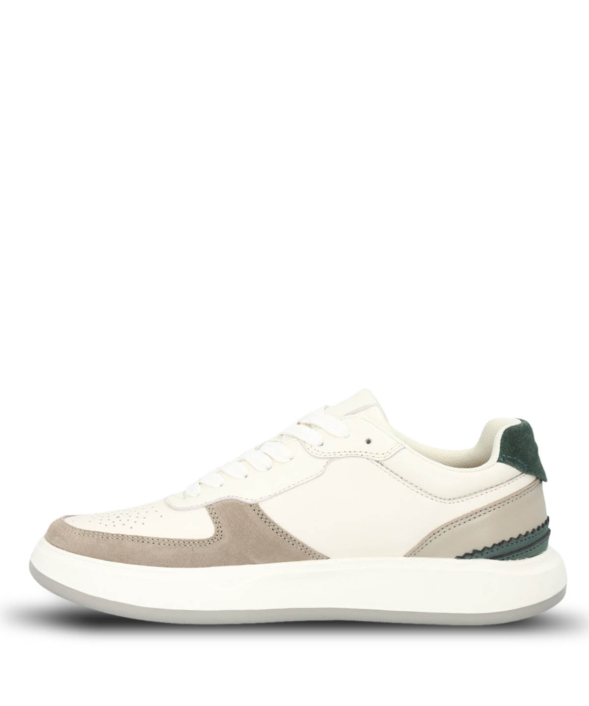 Zapatilla Cuero Hombre Mozze Blanco