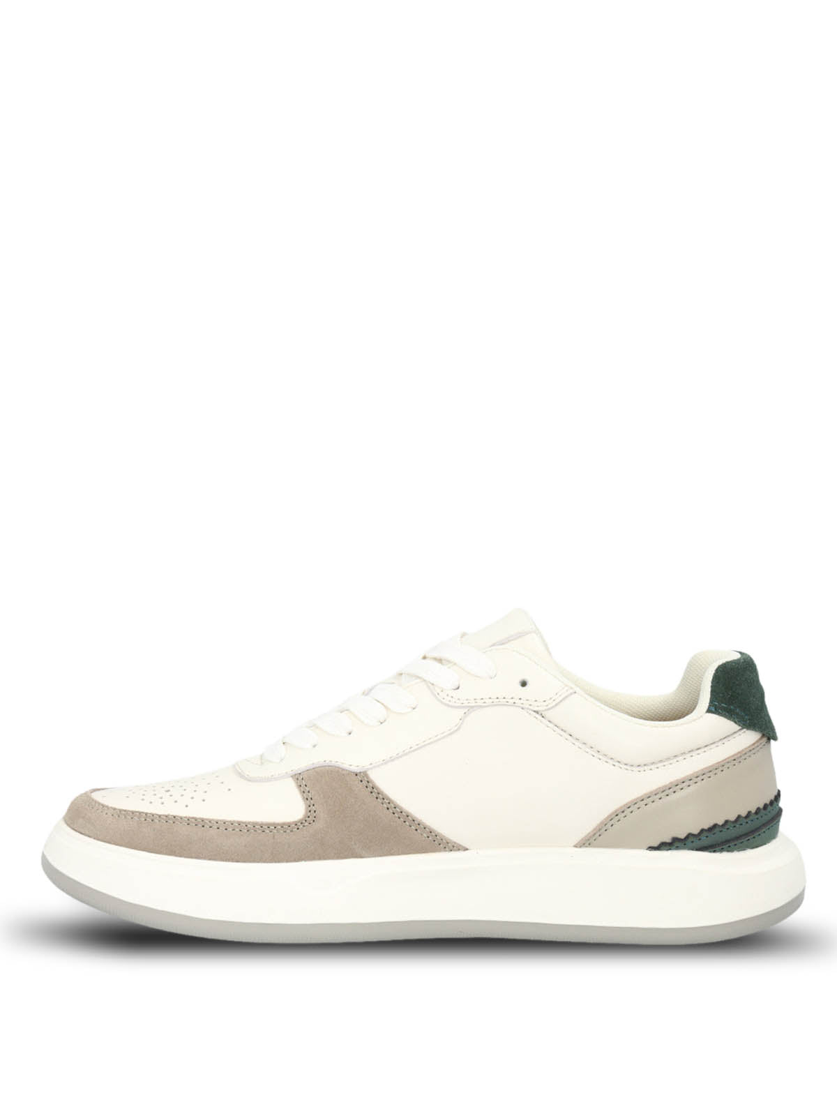 Zapatilla Cuero Hombre Mozze Blanco
