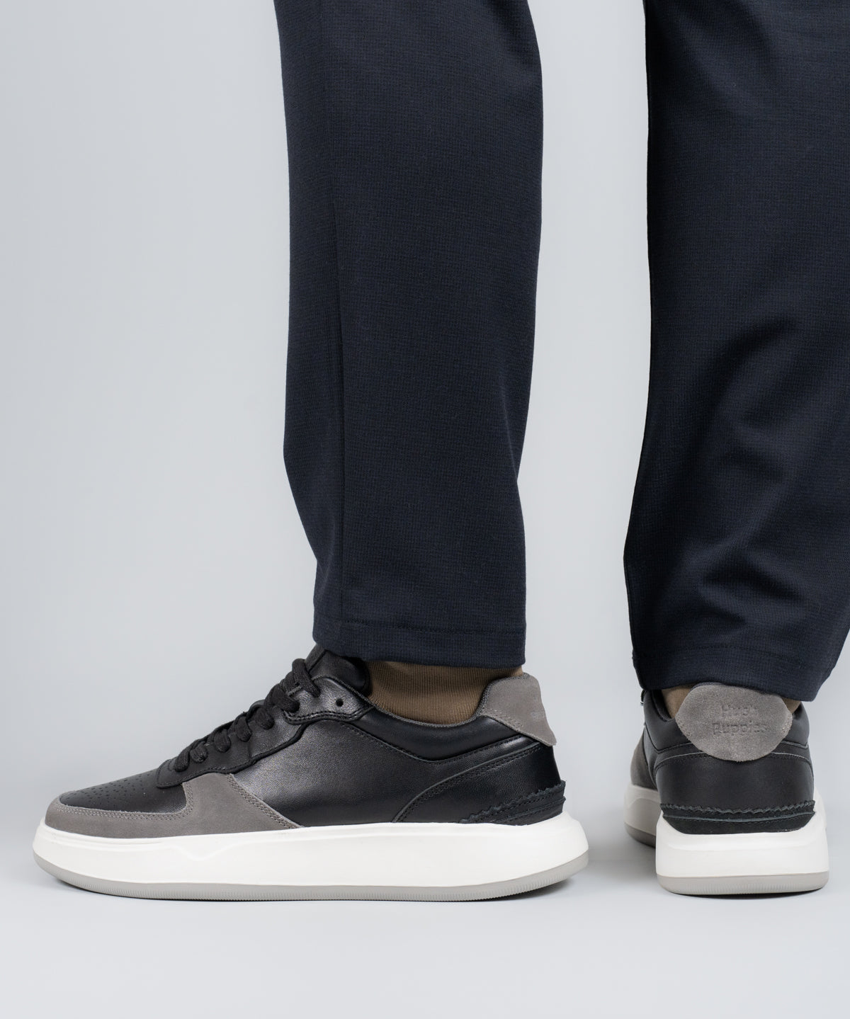 Zapatilla Cuero Hombre Mozze Negro | Hush Puppies