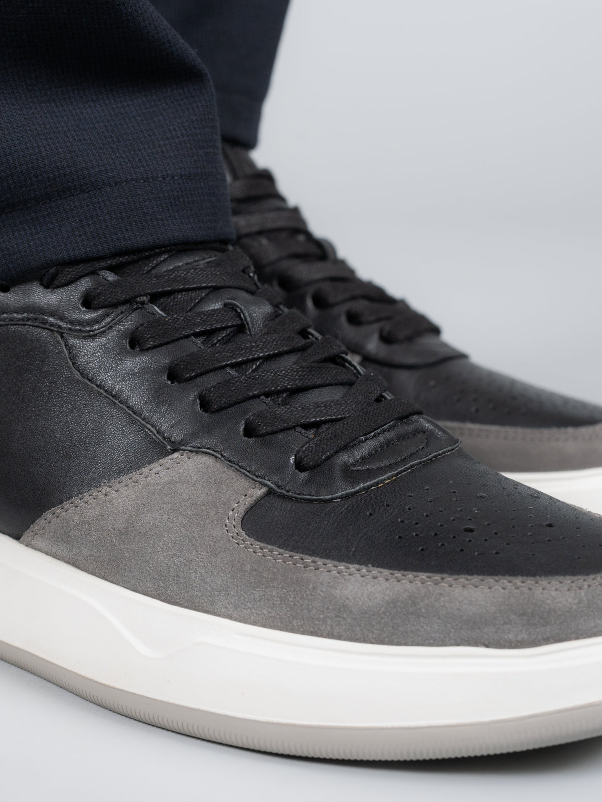 Zapatilla Cuero Hombre Mozze Negro | Hush Puppies