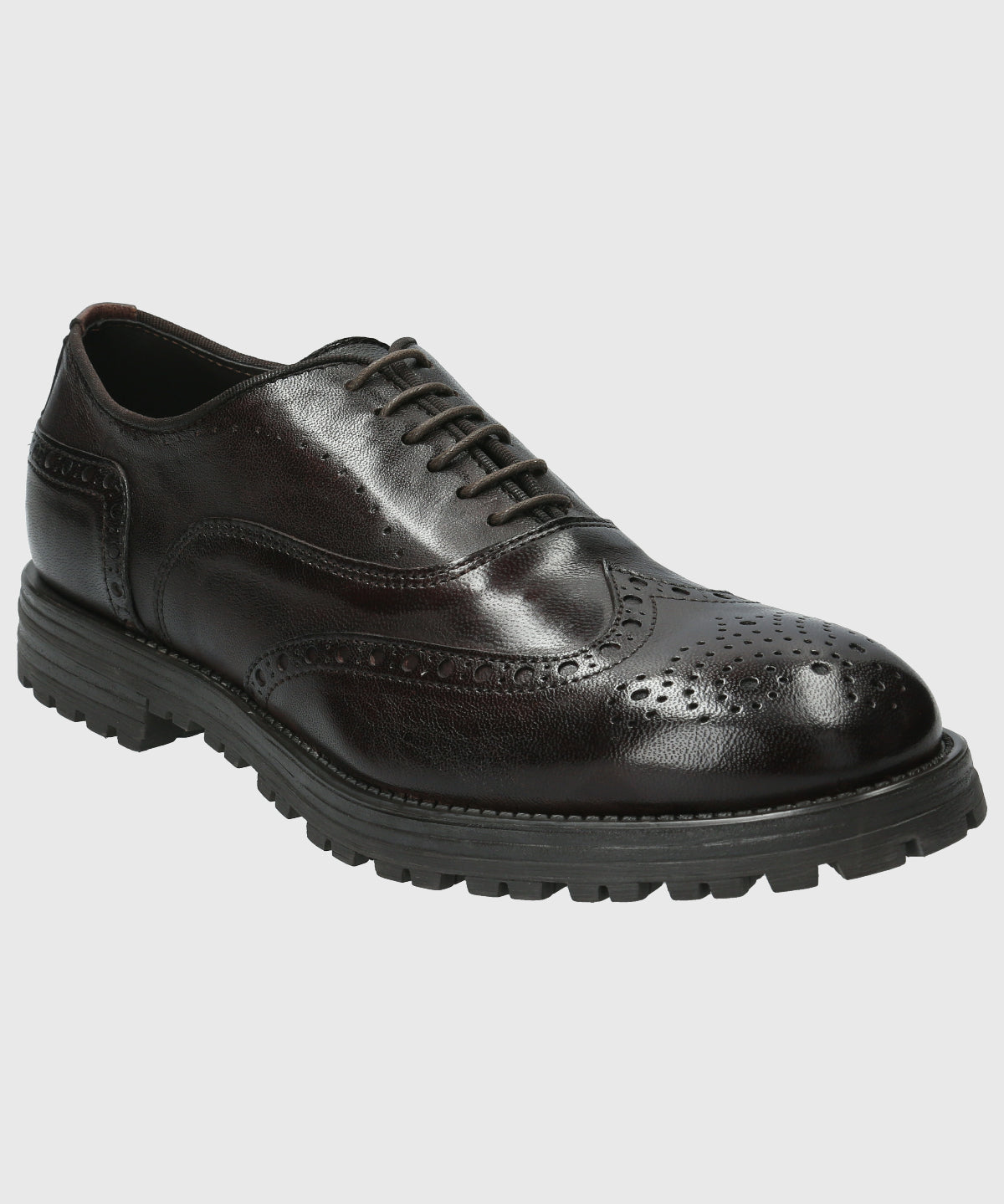 Zapato Cuero Hombre Prato Café-Hush Puppies Chile