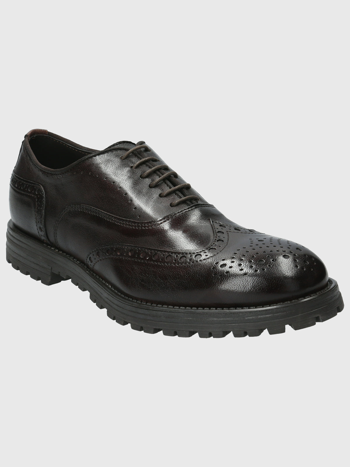Zapato Cuero Hombre Prato Café-Hush Puppies Chile