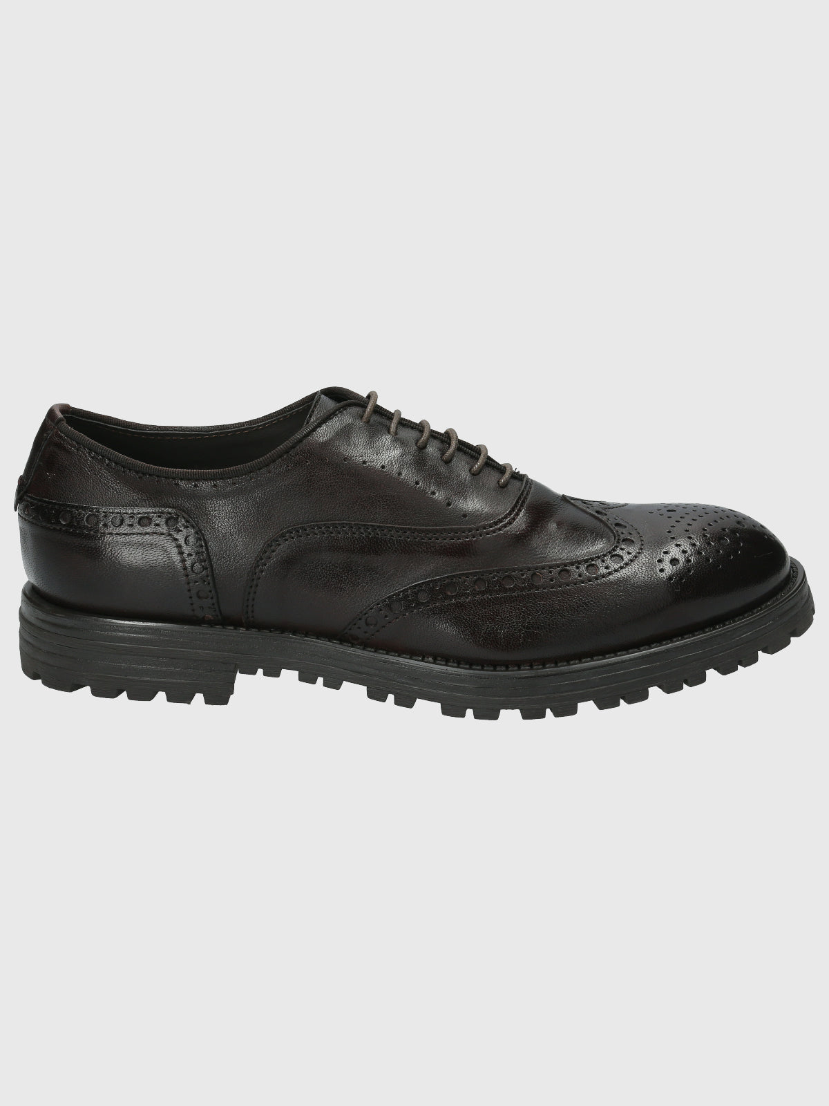 Zapato Cuero Hombre Prato Café-Hush Puppies Chile