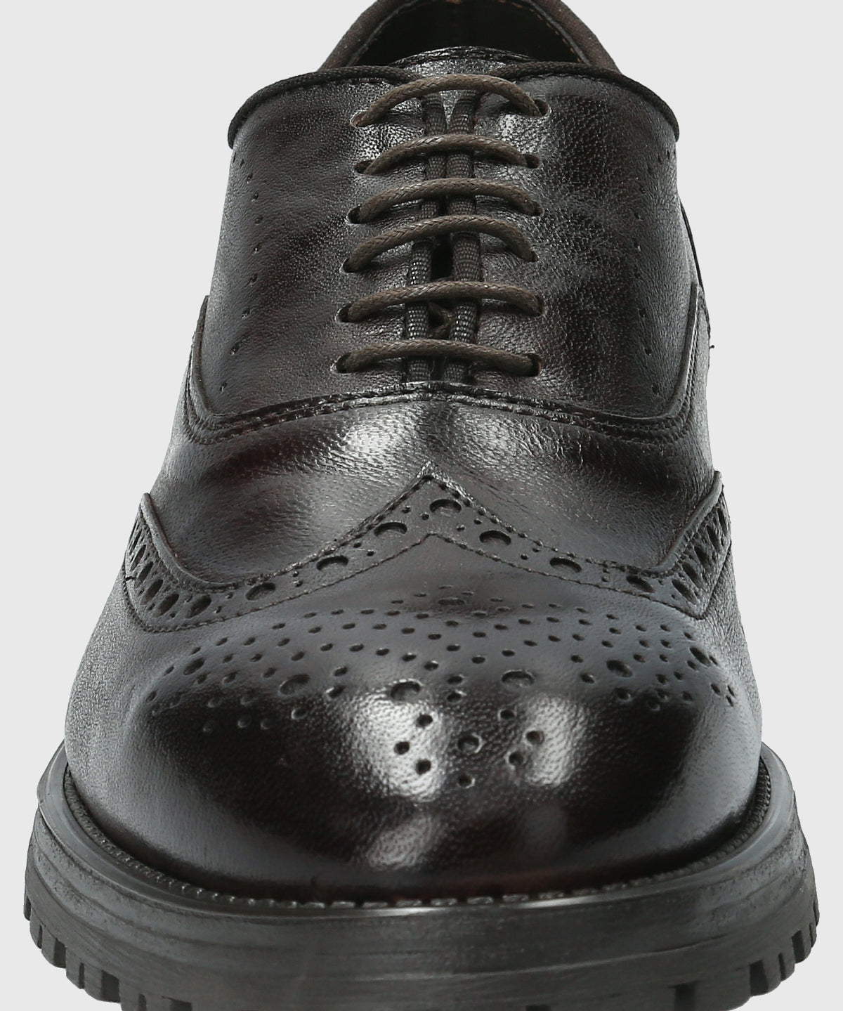 Zapato Cuero Hombre Prato Café-Hush Puppies Chile