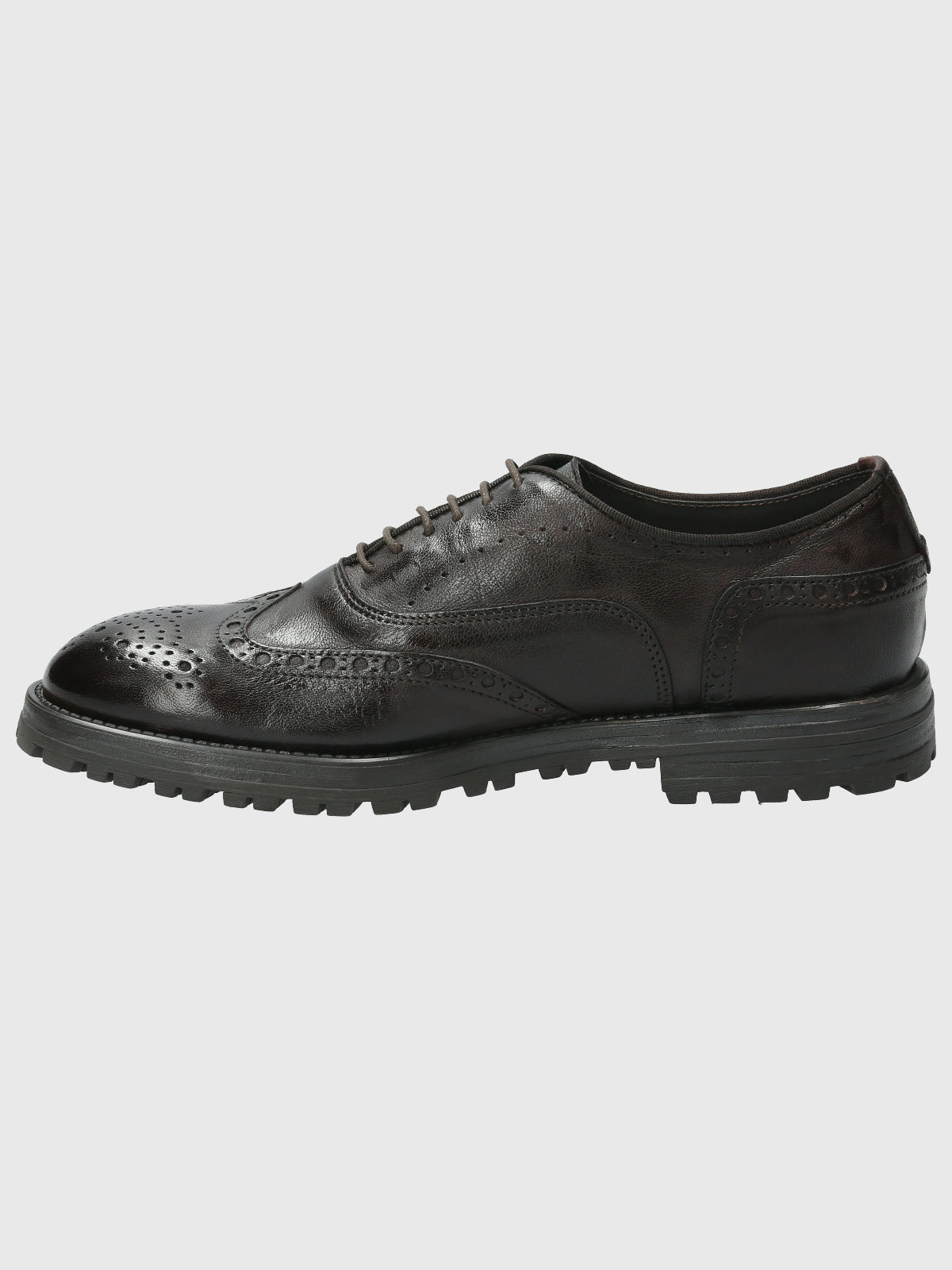 Zapato Cuero Hombre Prato Café-Hush Puppies Chile