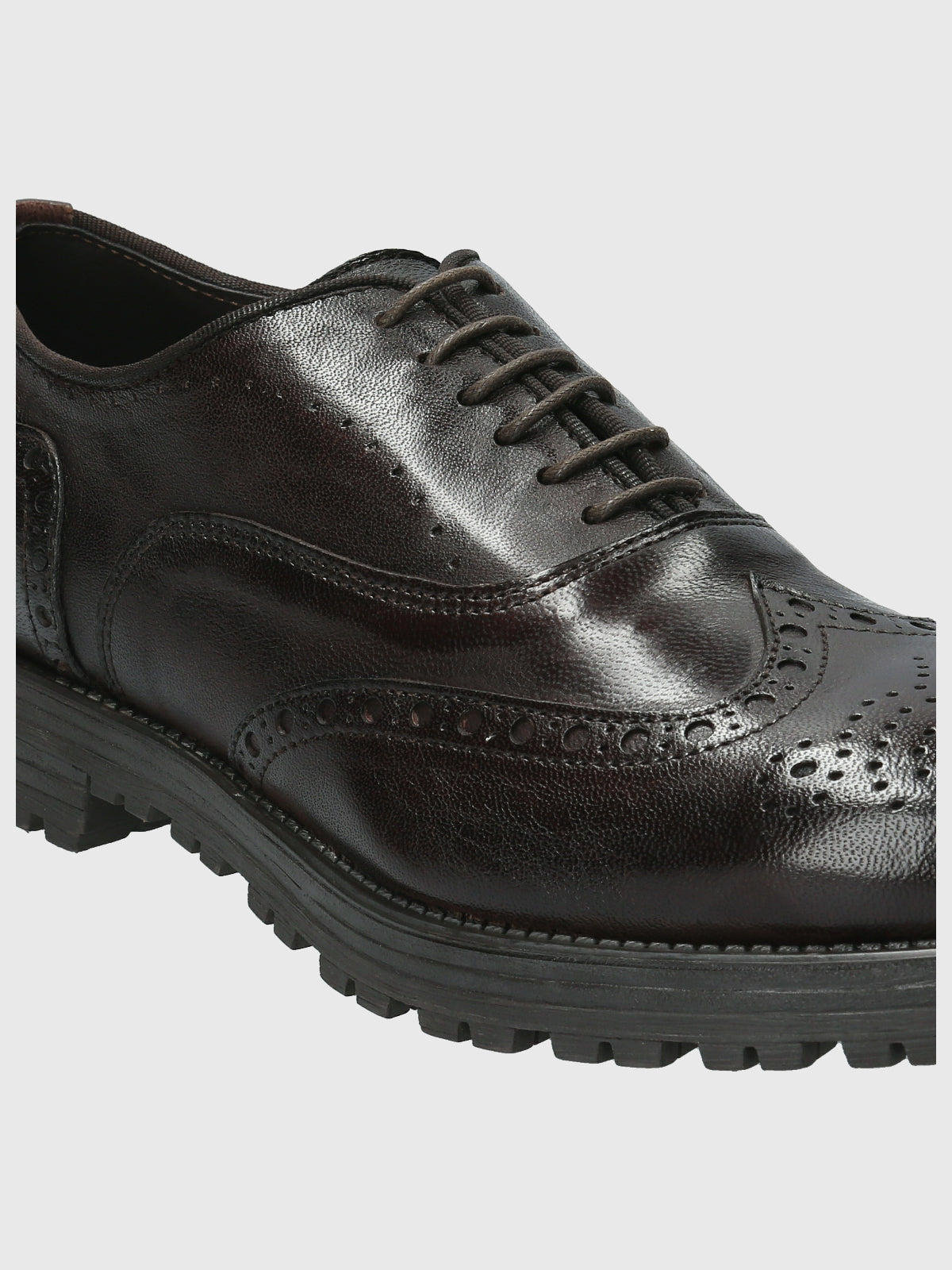 Zapato Cuero Hombre Prato Café-Hush Puppies Chile