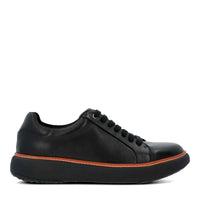 Zapatilla Cuero Hombre Force G Negra