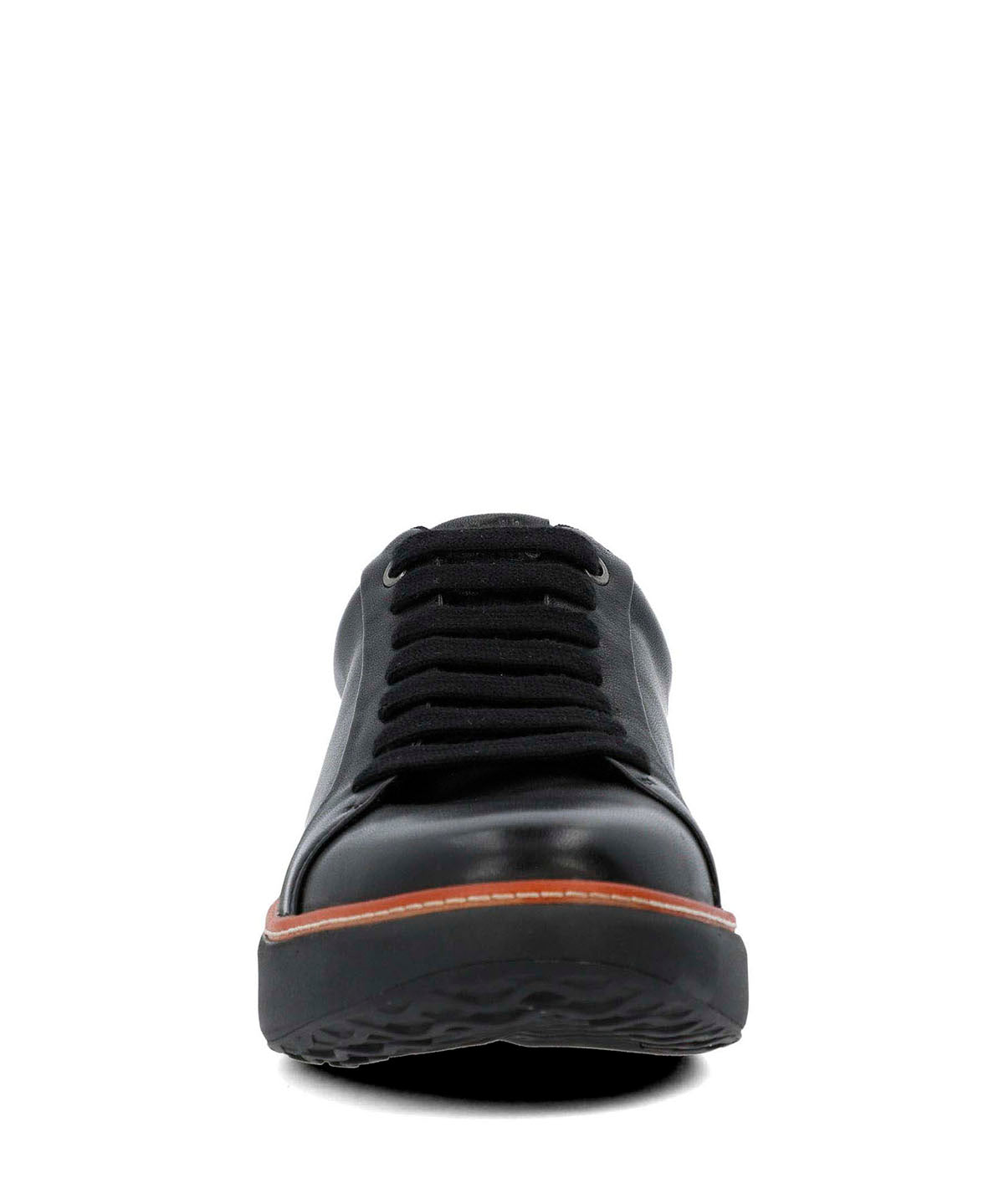 Zapatilla Cuero Hombre Force G Negra