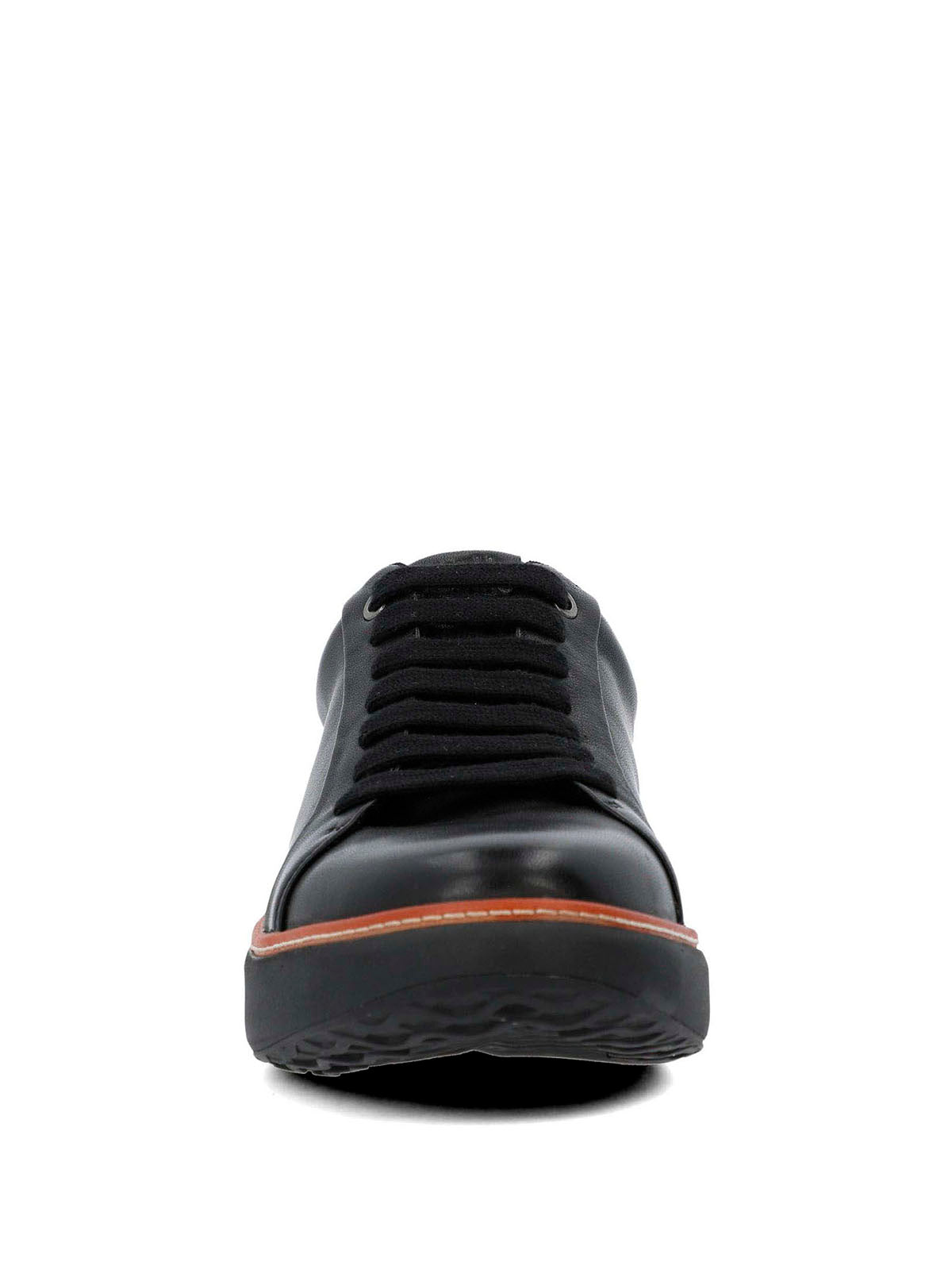 Zapatilla Cuero Hombre Force G Negra