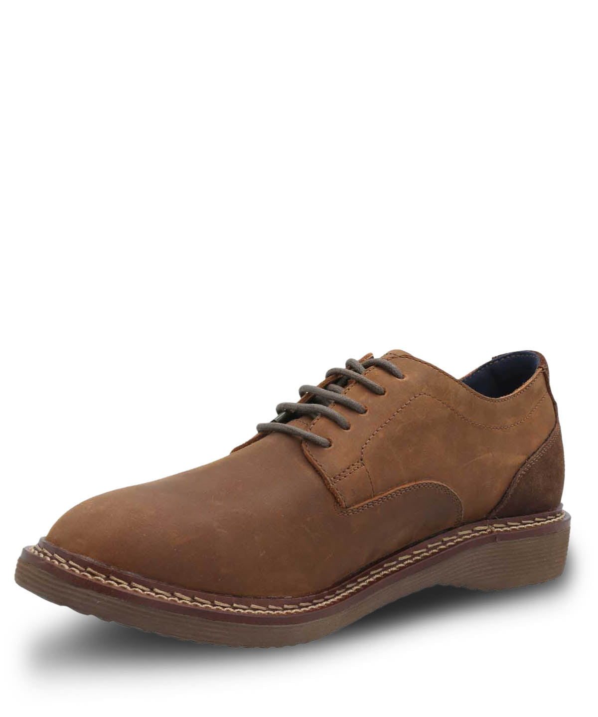 Zapato Cuero Hombre Mambo Café | Hush Puppies