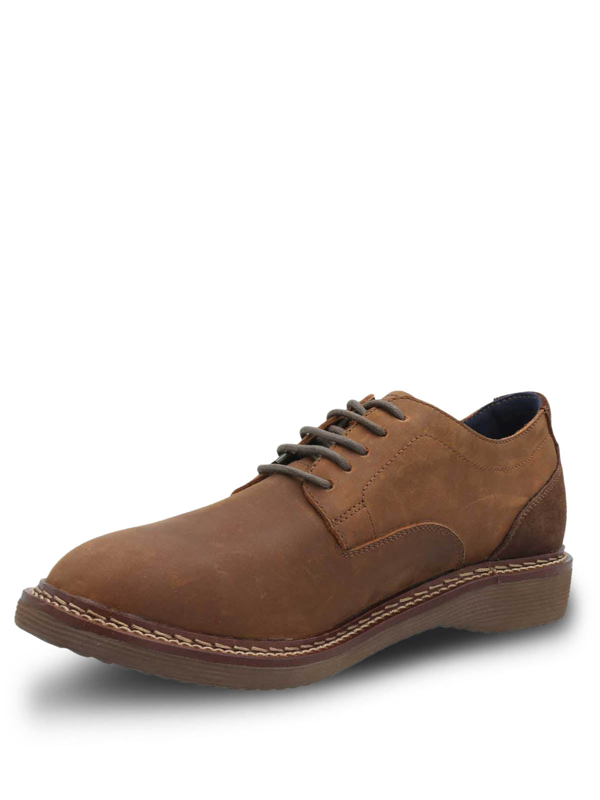 Zapato Cuero Hombre Mambo Café | Hush Puppies