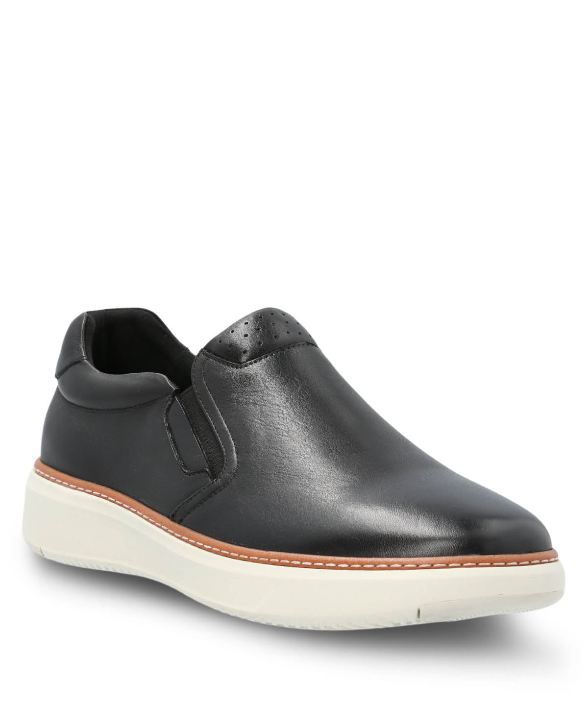 Slip On Cuero Hombre Lite G Negro