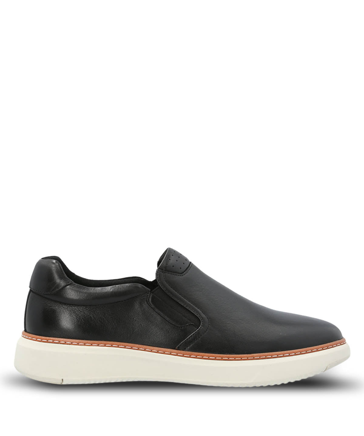 Slip On Cuero Hombre Lite G Negro