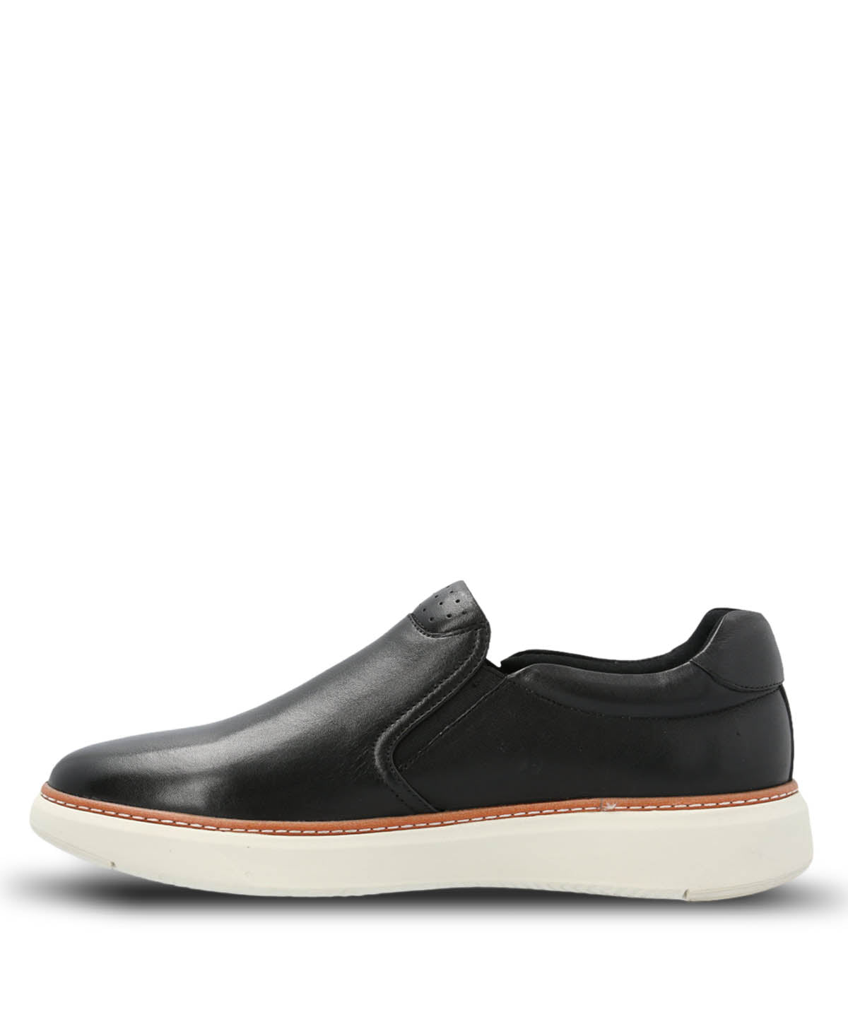 Slip On Cuero Hombre Lite G Negro