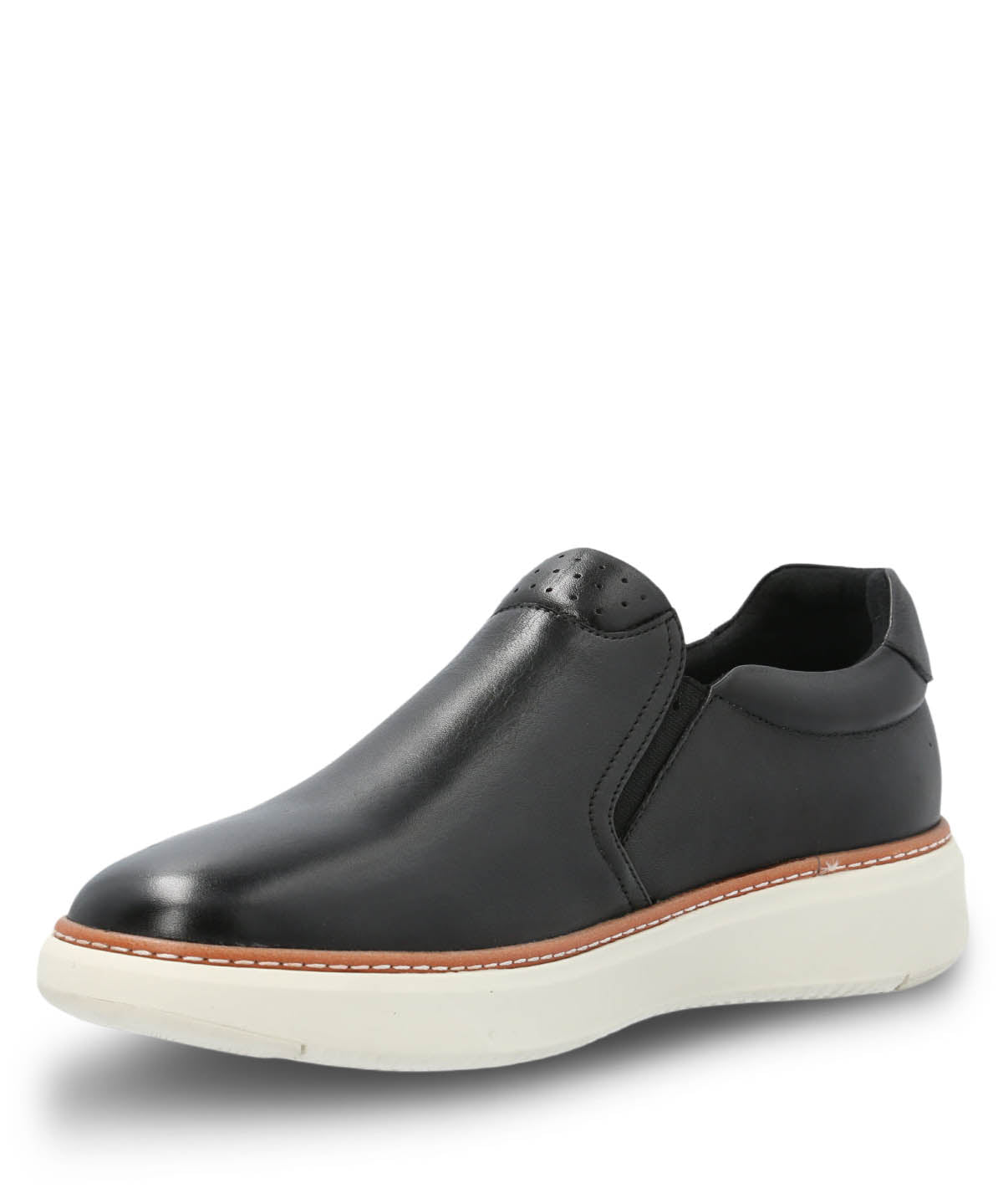 Slip On Cuero Hombre Lite G Negro