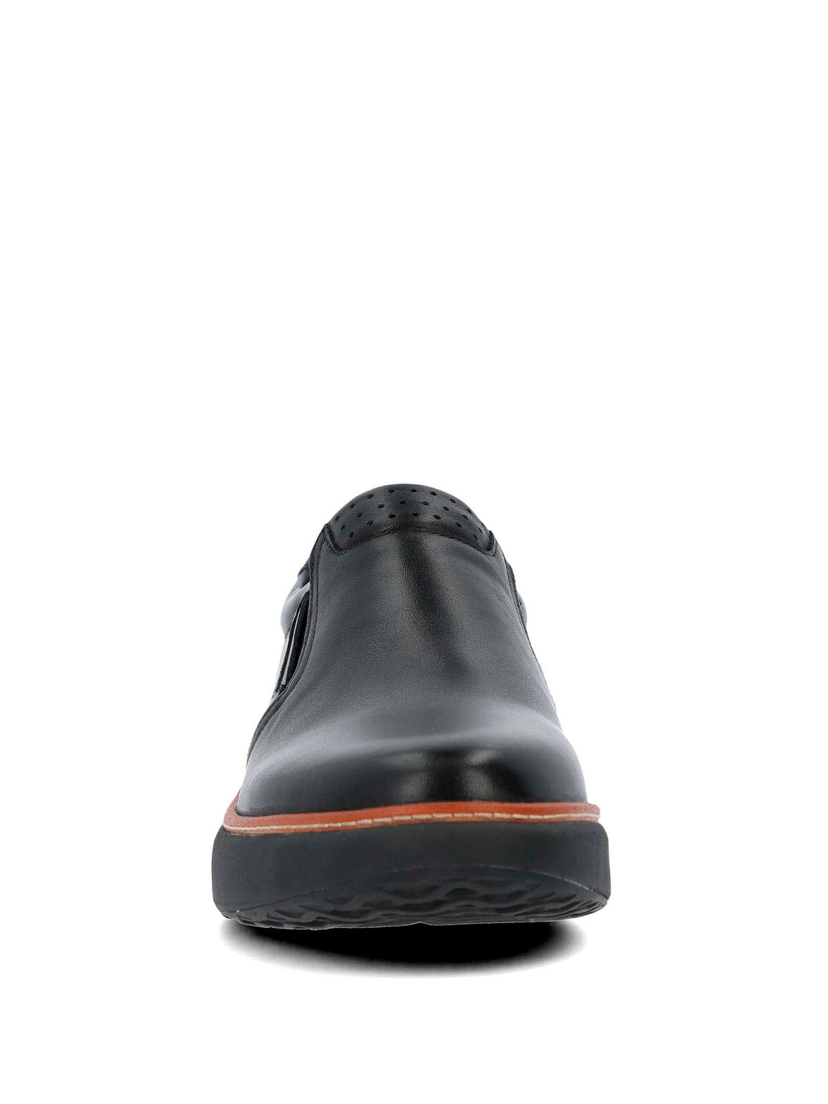 Slip On Cuero Hombre Lite G Negro