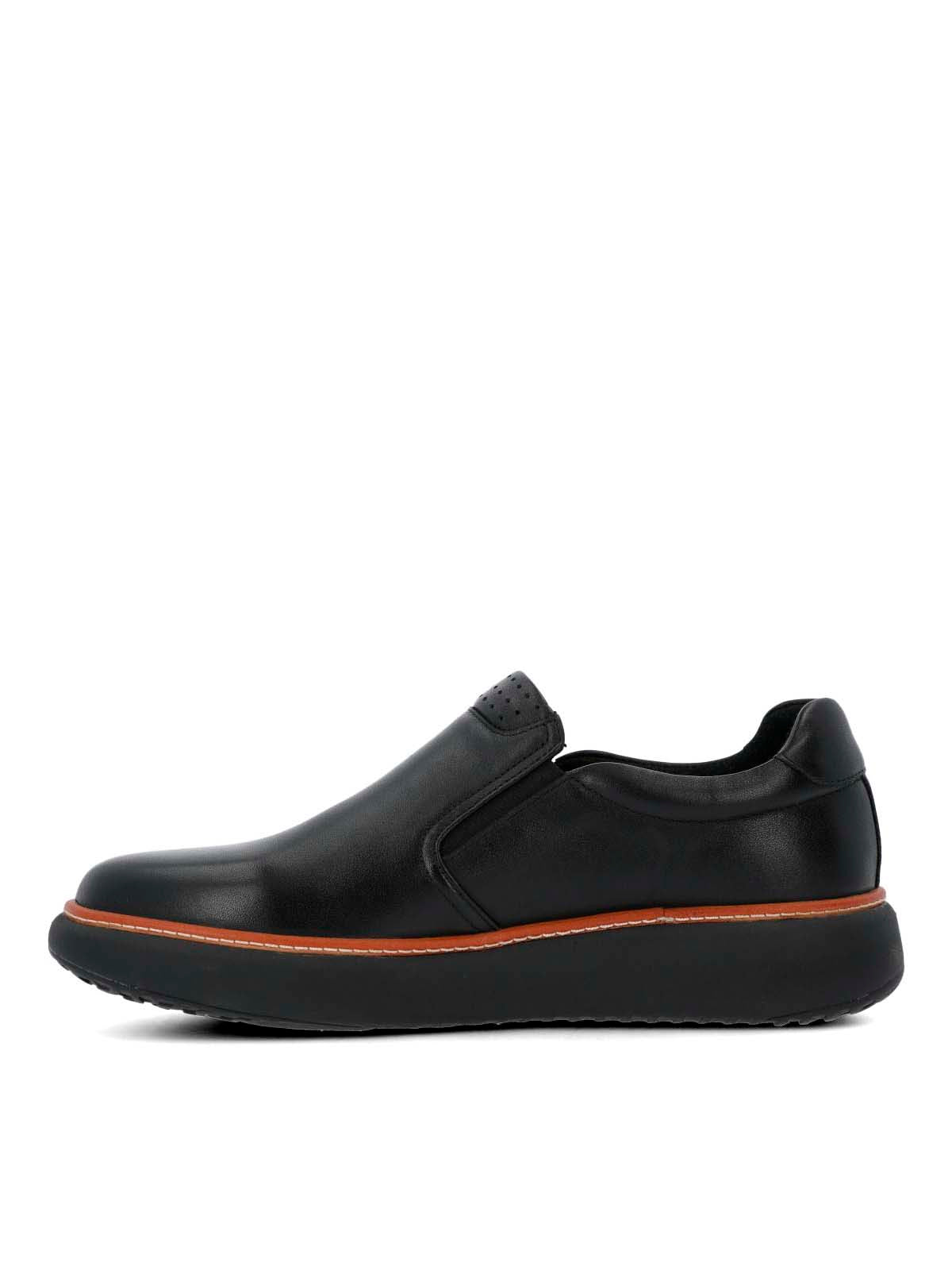Slip On Cuero Hombre Lite G Negro