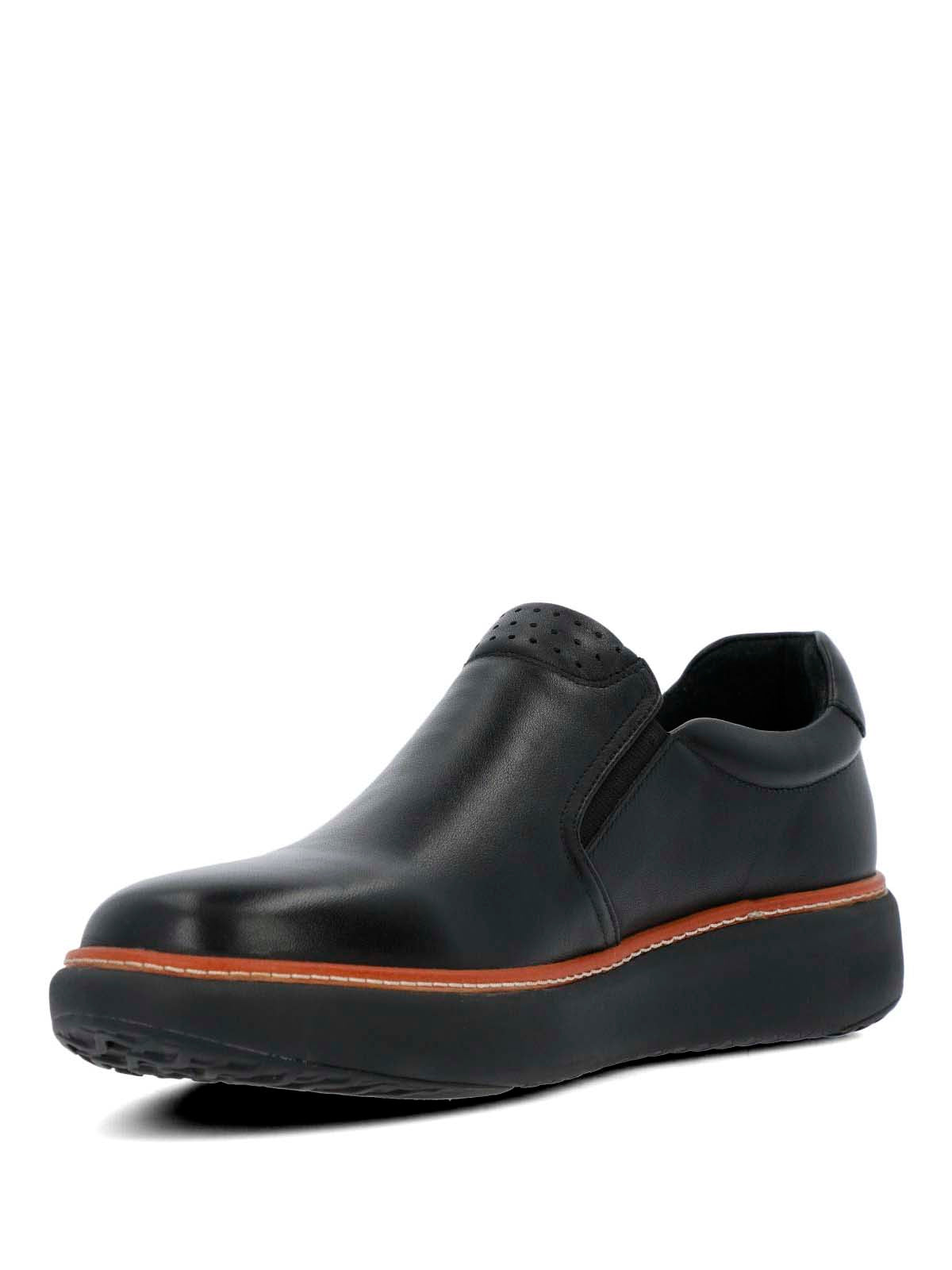 Slip On Cuero Hombre Lite G Negro
