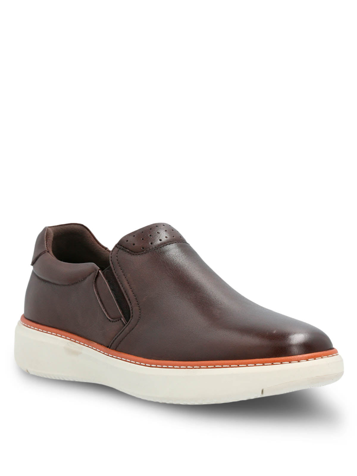 Slip On Cuero Hombre Lite G Café Hush