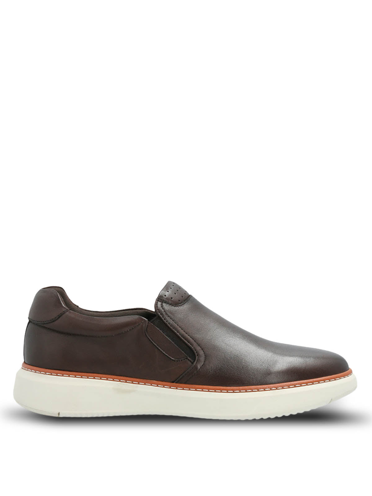 Slip On Cuero Hombre Lite G Café Hush