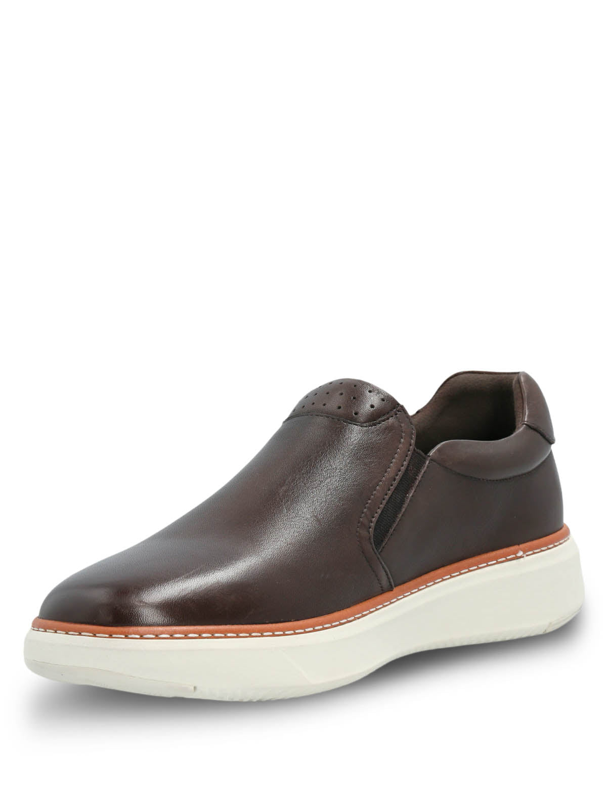Slip On Cuero Hombre Lite G Café Hush