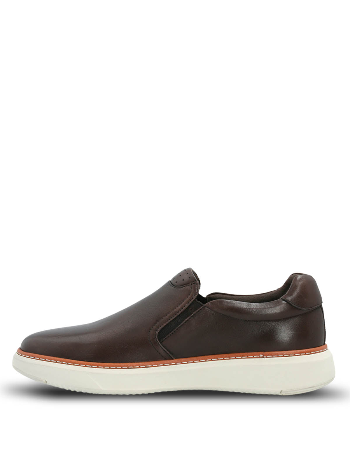 Slip On Cuero Hombre Lite G Café Hush