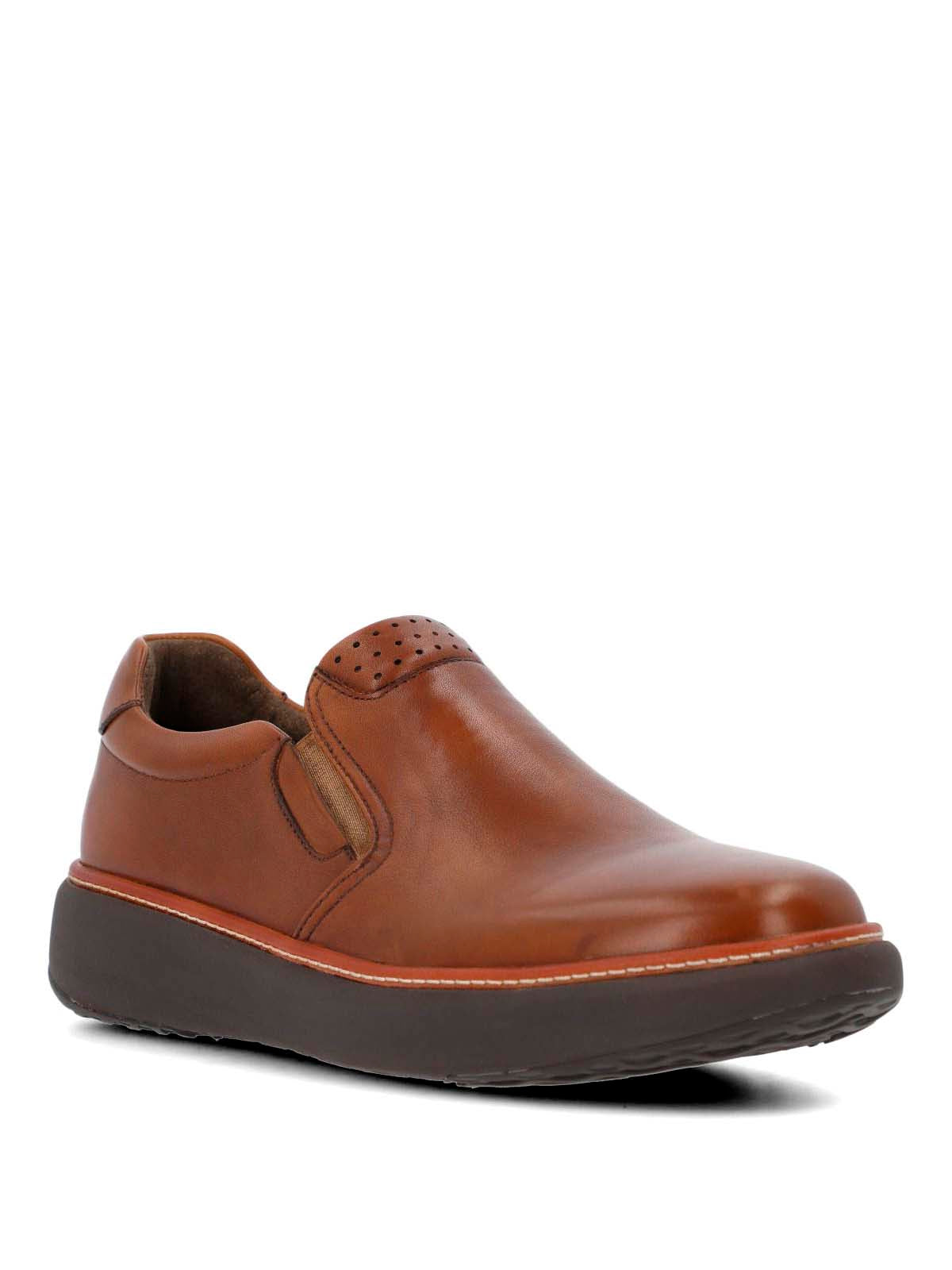Slip On Cuero Hombre Lite G Café