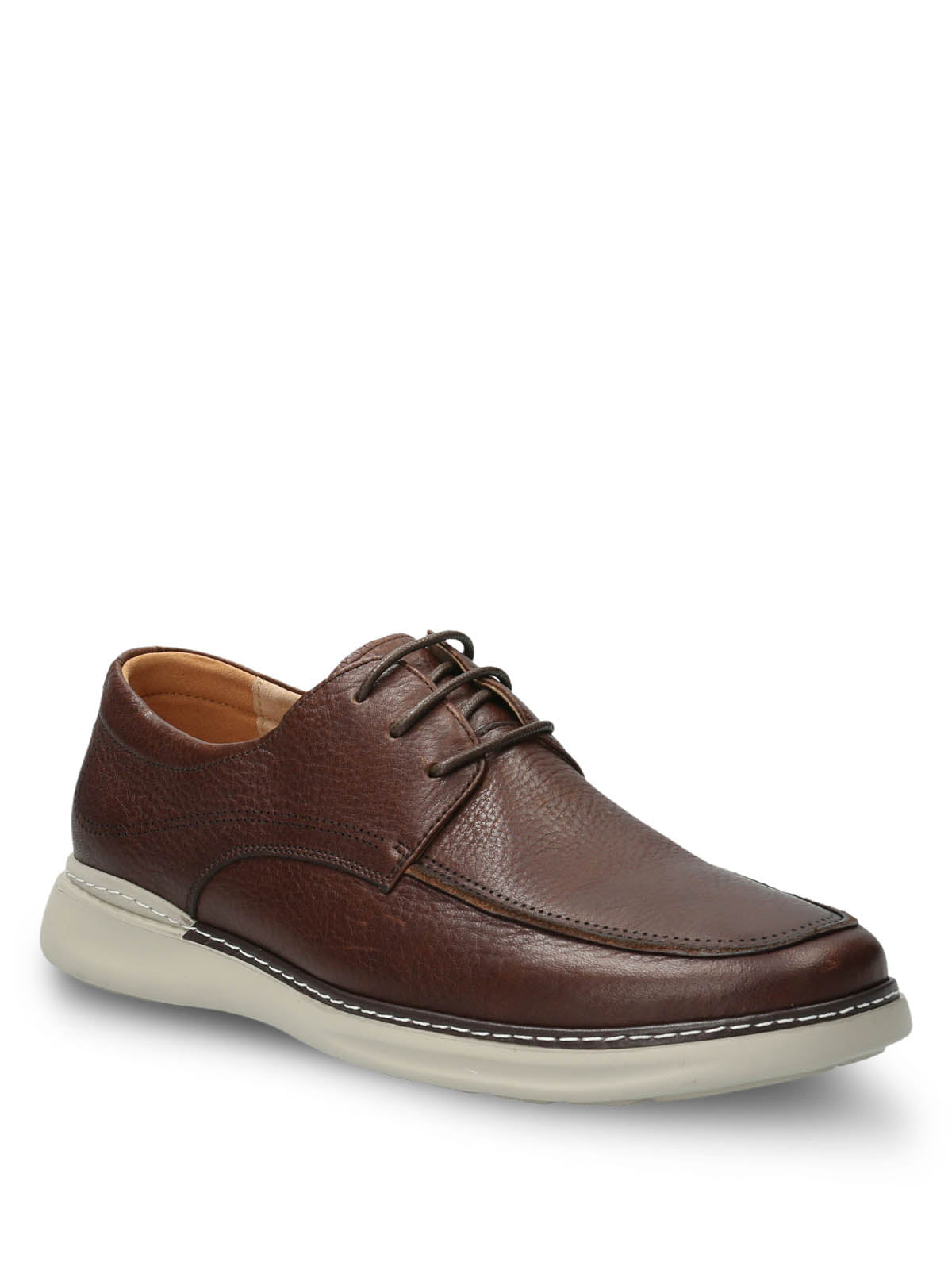Zapato Cuero Hombre Max G Café
