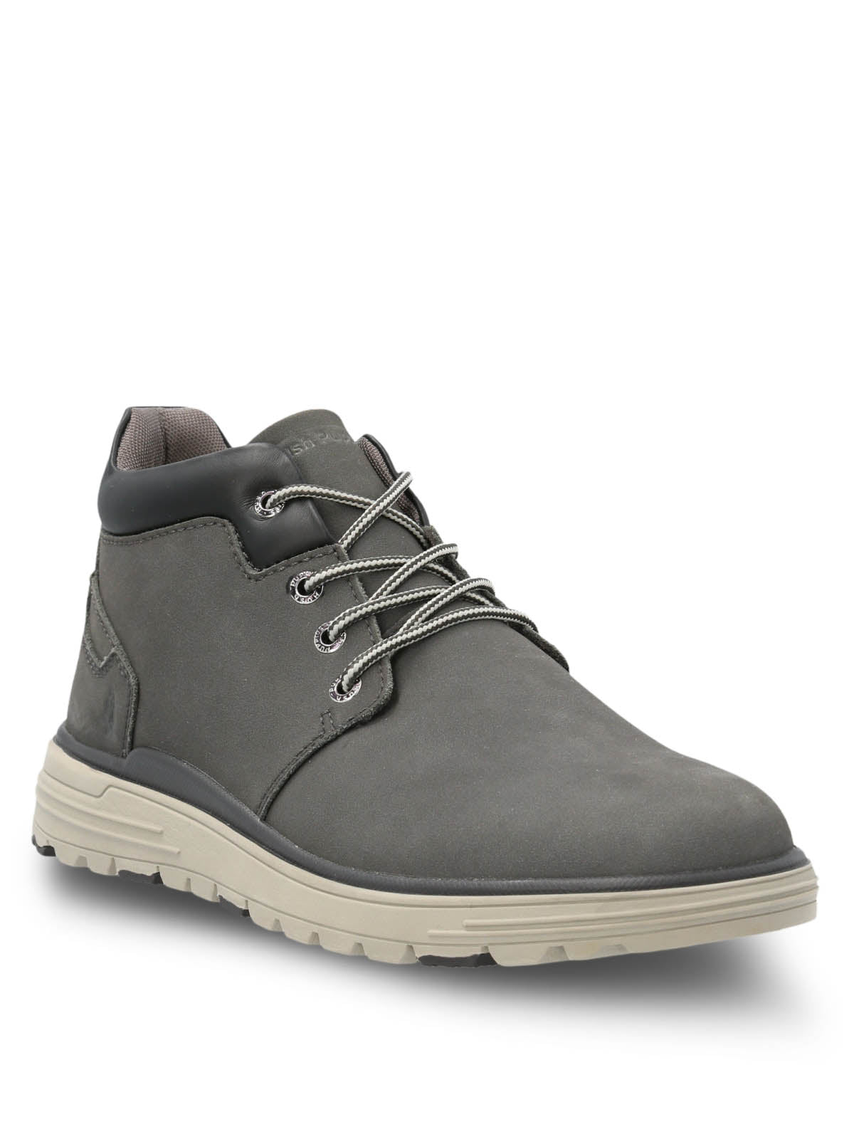 Botin Cuero William Gris Hush Puppies