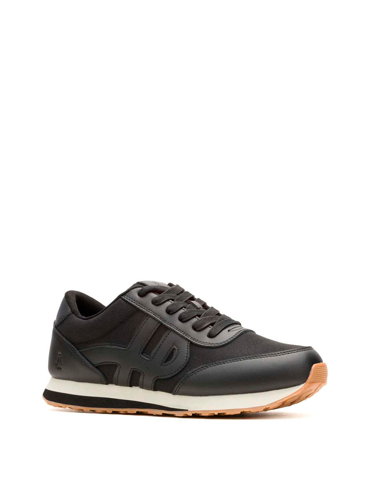 Zapatilla Cuero Hombre Seventy8 Negra Hush Puppies