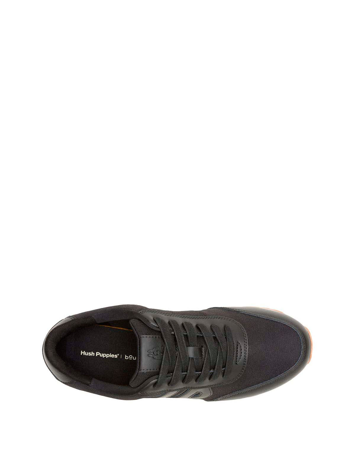 Zapatilla Cuero Hombre Seventy8 Negra Hush Puppies