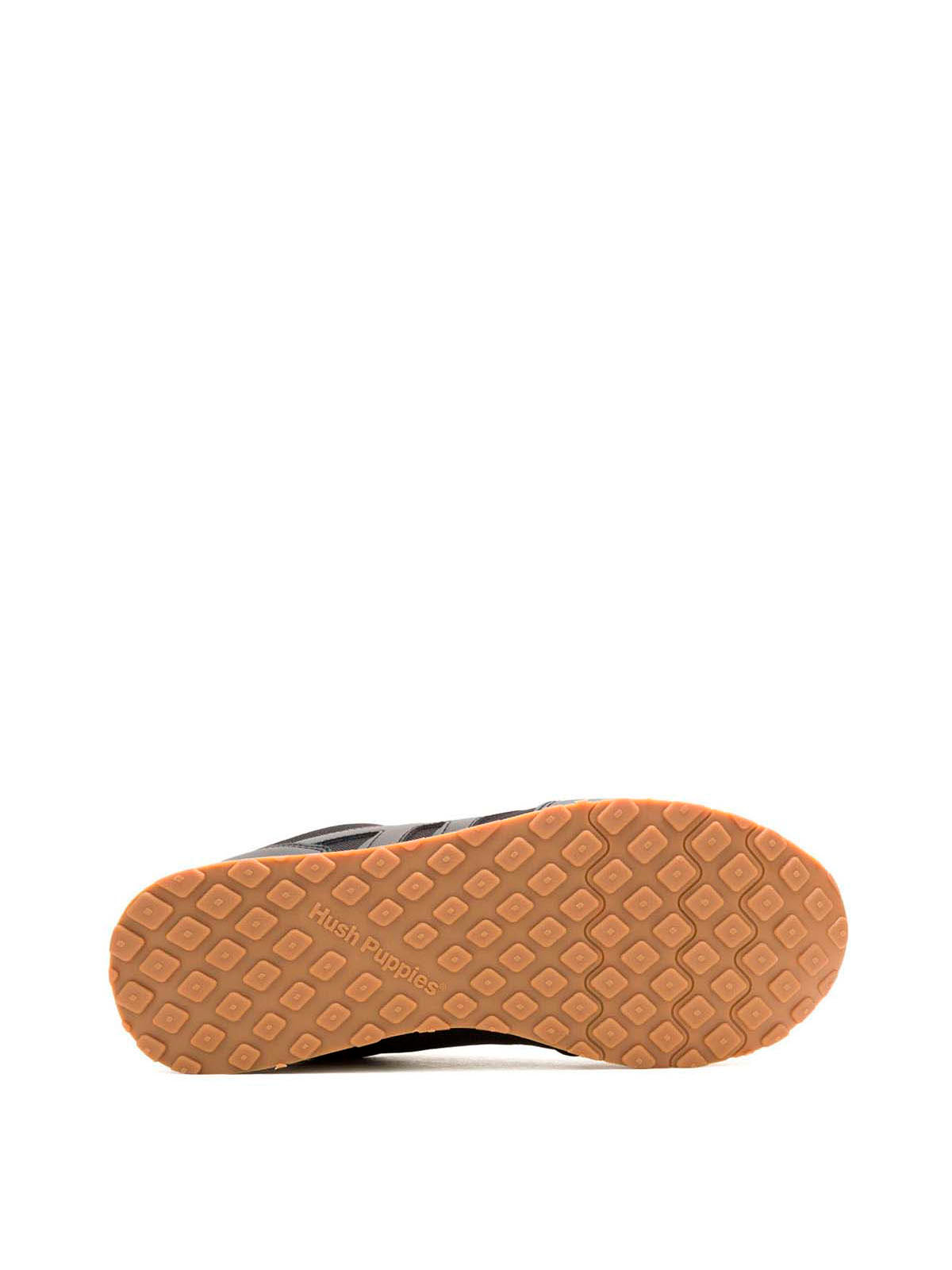 Zapatilla Cuero Hombre Seventy8 Negra Hush Puppies