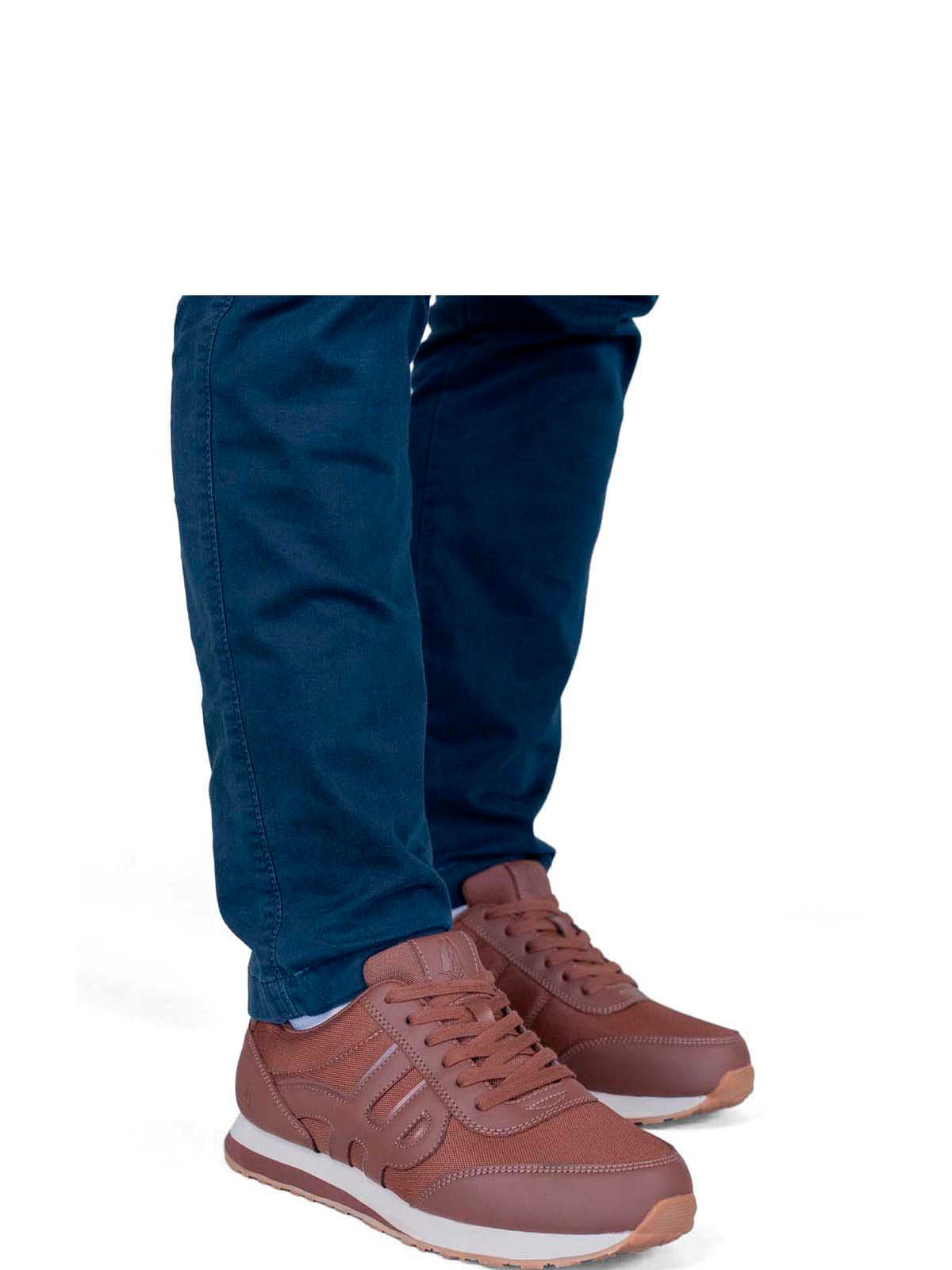 Zapatilla Cuero Hombre Seventy8 Café Hush Puppies