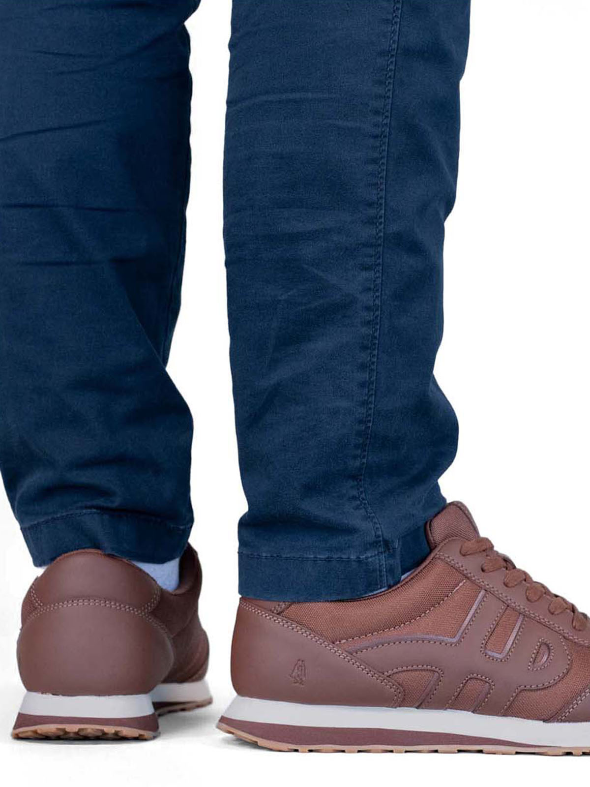 Zapatilla Cuero Hombre Seventy8 Café Hush Puppies