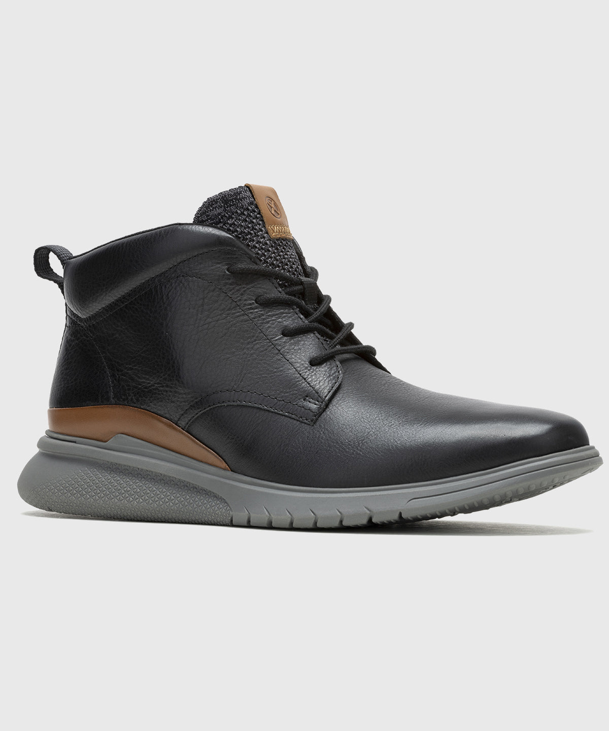 Botin Cuero Hombre Advance Chukka Negro-Hush Puppies Chile