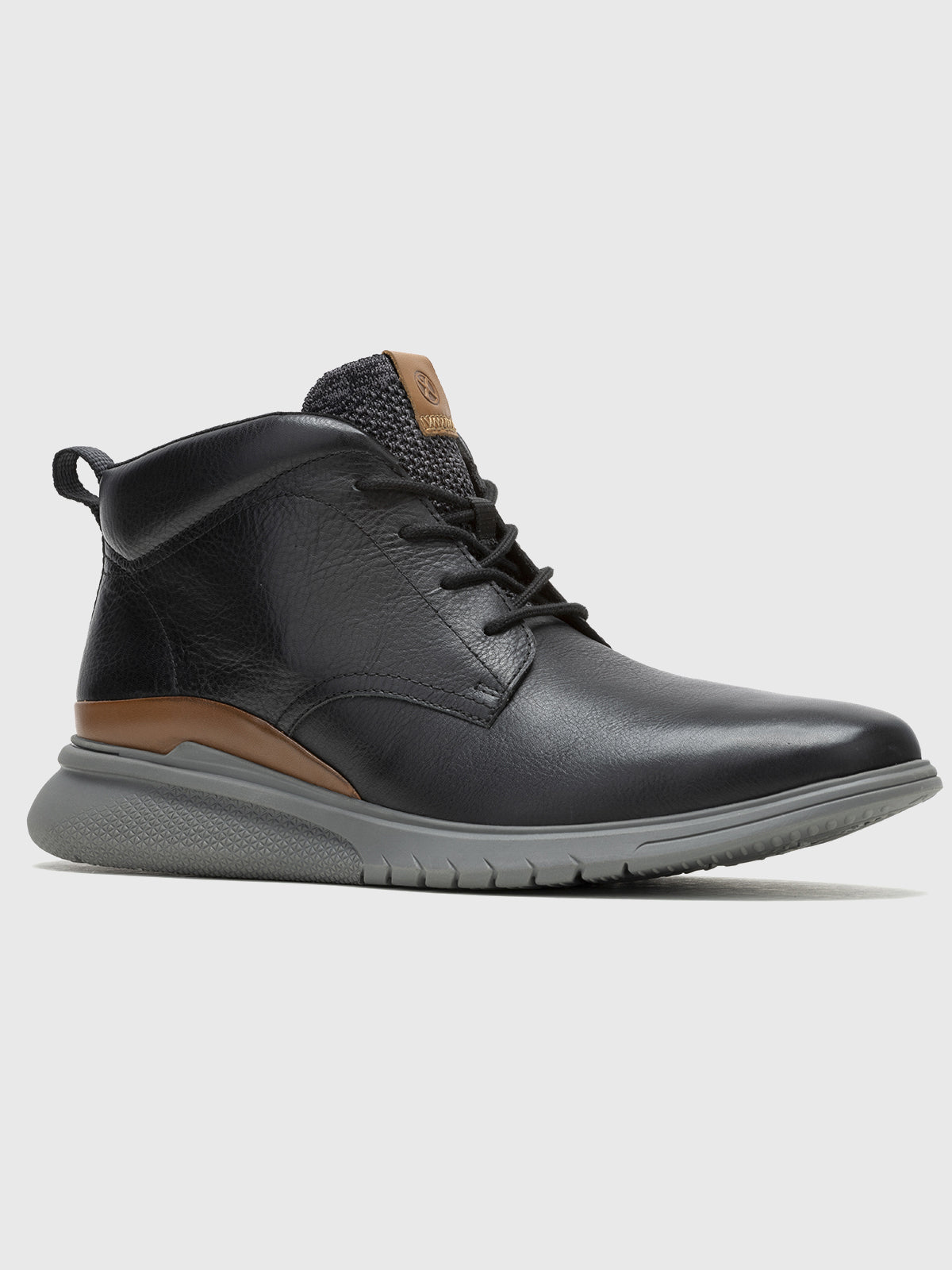 Botin Cuero Hombre Advance Chukka Negro-Hush Puppies Chile