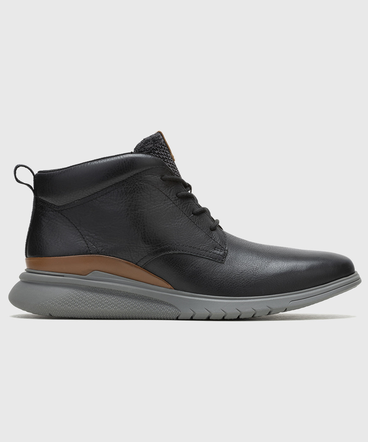 Botin Cuero Hombre Advance Chukka Negro-Hush Puppies Chile