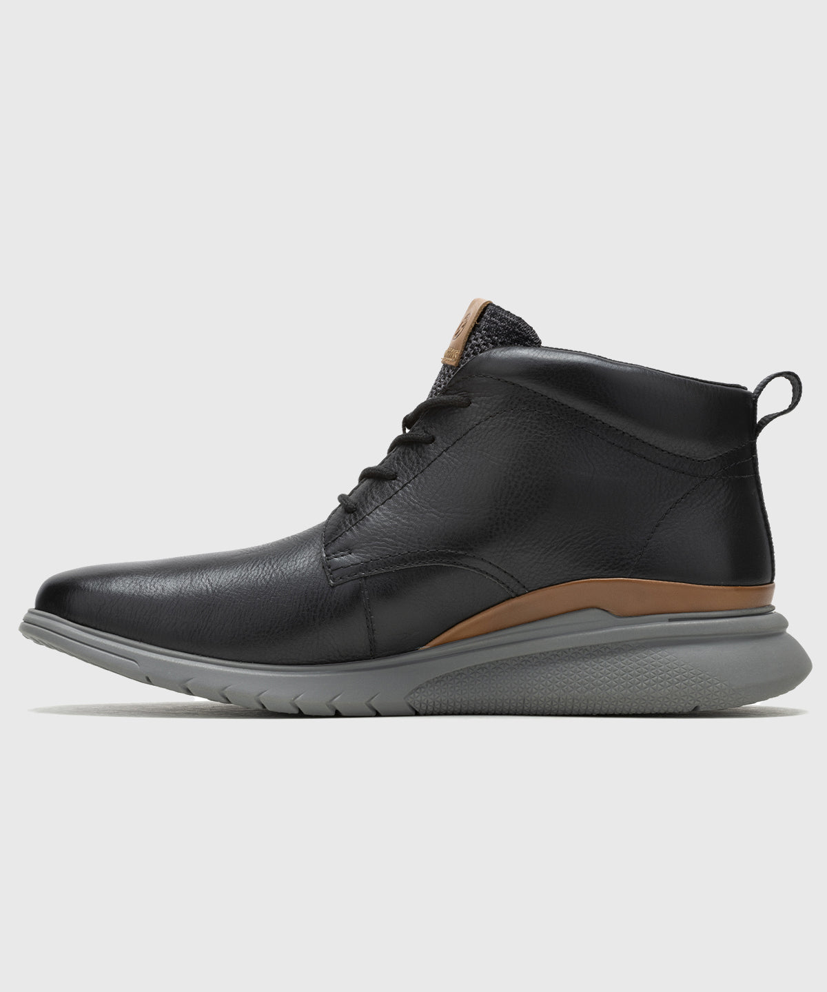 Botin Cuero Hombre Advance Chukka Negro-Hush Puppies Chile