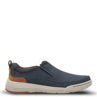 Slip On Hombre Cuero Hunt Azul Hush Puppies | Hush Puppies
