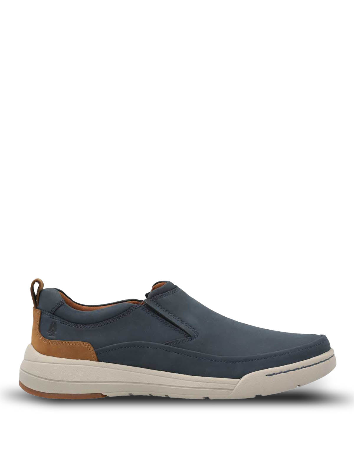 Slip On Hombre Cuero Hunt Azul Hush Puppies | Hush Puppies