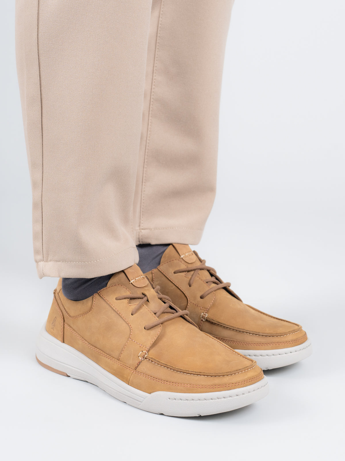 Zapato Cuero Hombre Fontier Café