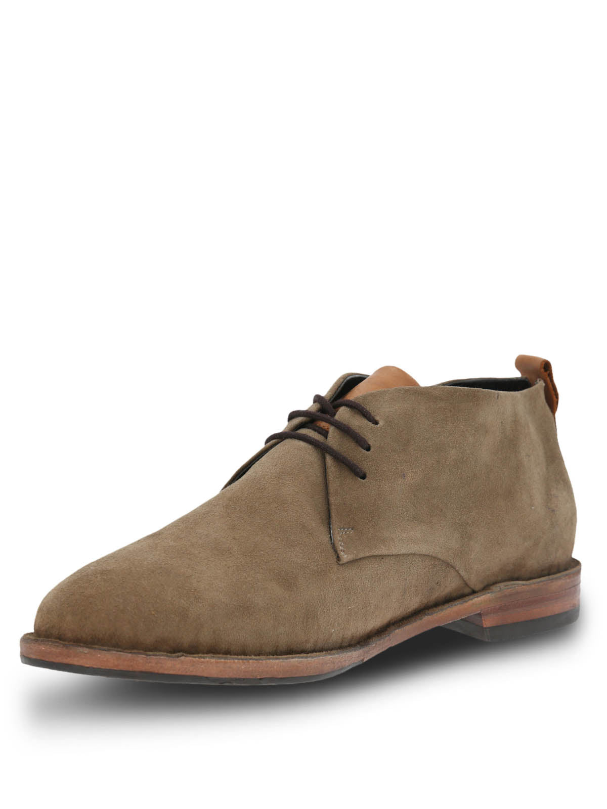 Botin Cuero Hombre Benson Verdeoliva