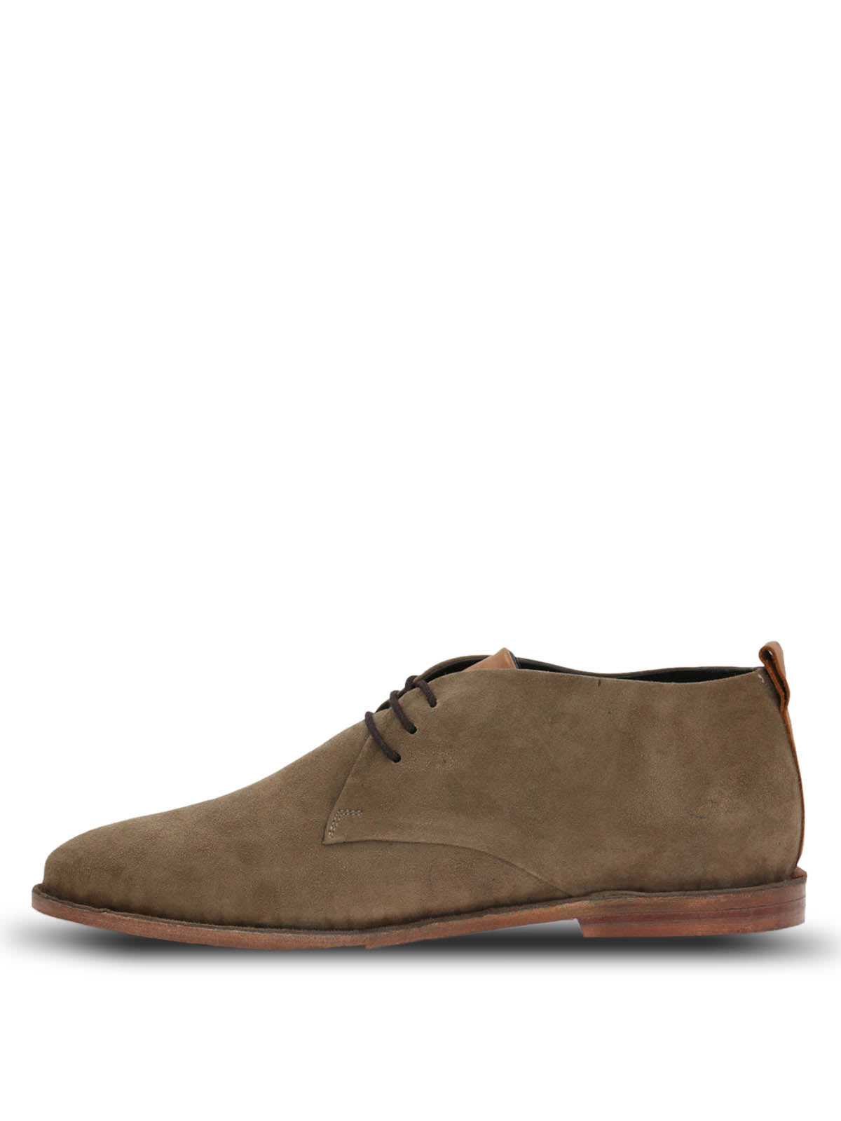 Botin Cuero Hombre Benson Verdeoliva